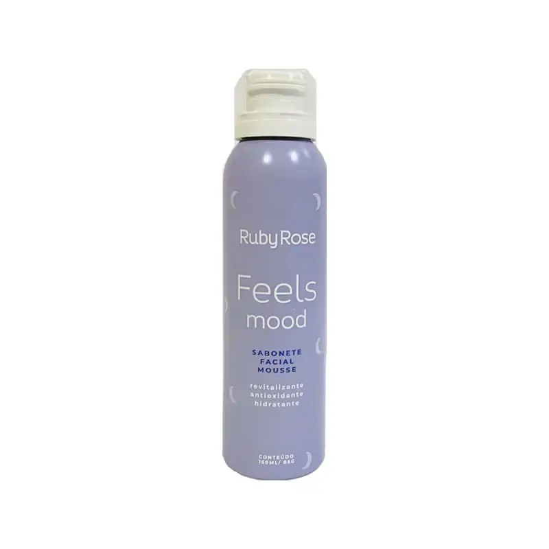 Sabonete Facial Ruby Rose Mousse De Limpeza Hb 322 150ml