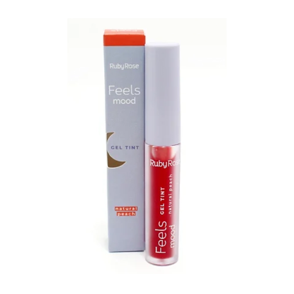 Lip Tint Gel Ruby Rose Hb 565 Feels Mood Cor 01 Natural Peach 3ml