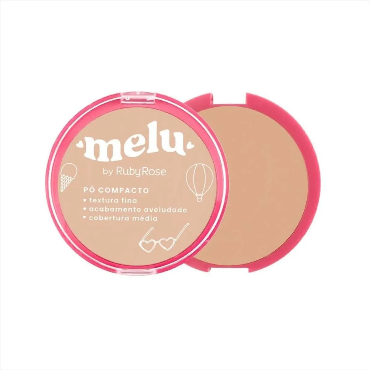 Ruby Rose Po Facial Compacto Melu Rr8532 Mc50