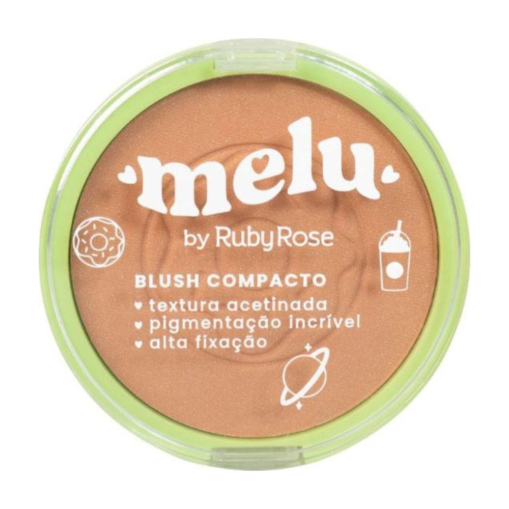 Ruby Rose Blush Compacto Melu Caramel