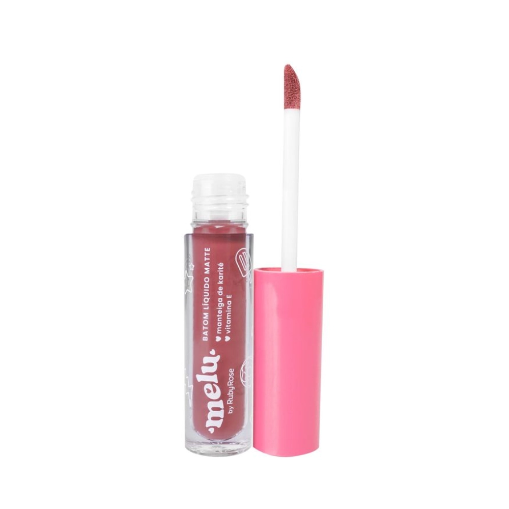 Batom Liquido Matte Melu Rr 563 1 Cm05 Raspberry 1un