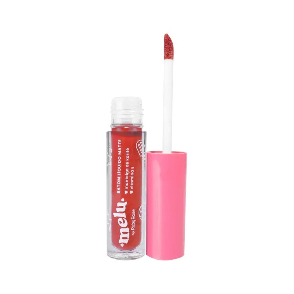 Batom Liquido Matte Melu Rr 563 1 Cm06 Red Velvet 1un