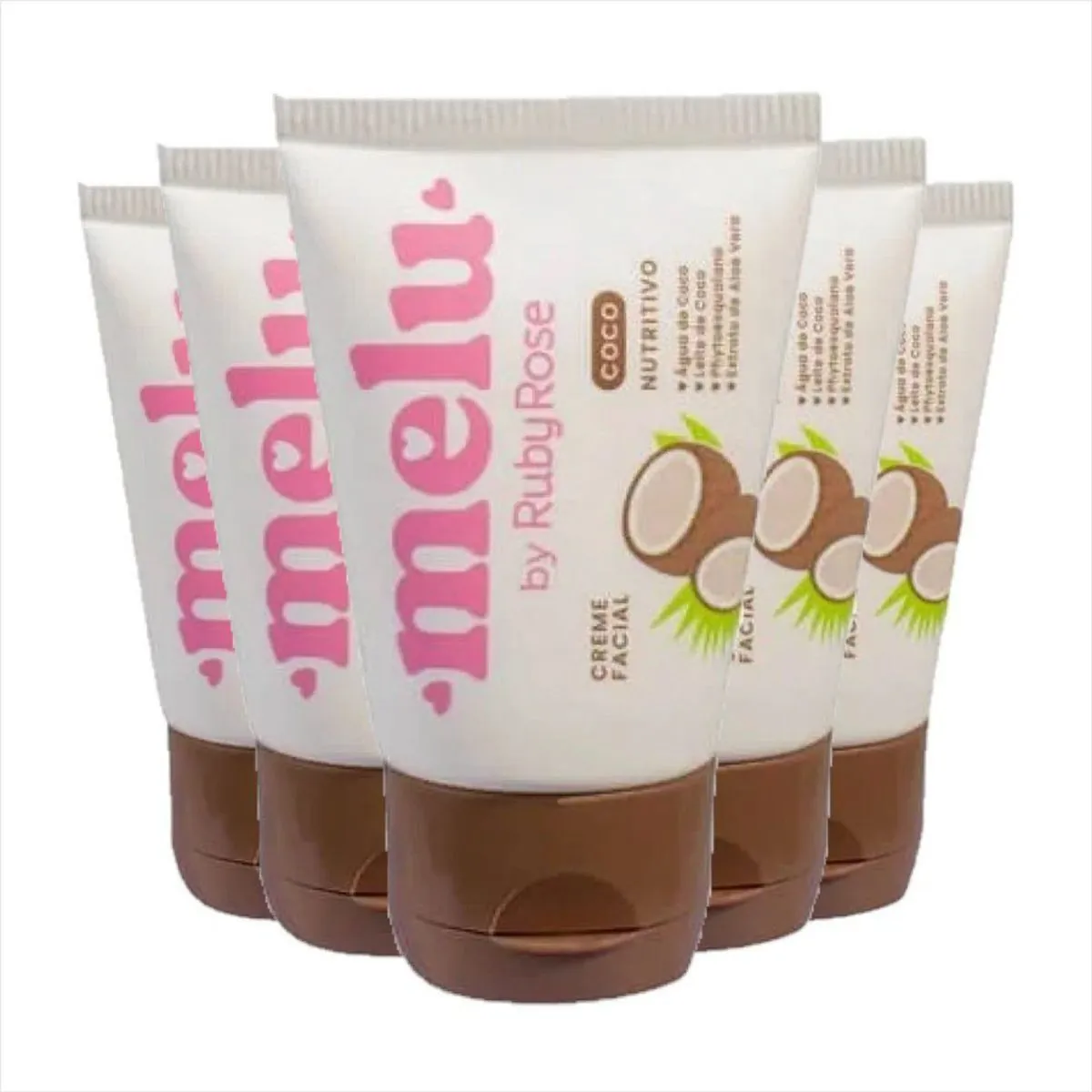 Hidratante Facial Creme Melu Rr 5603 Nutritivo Coco 40g