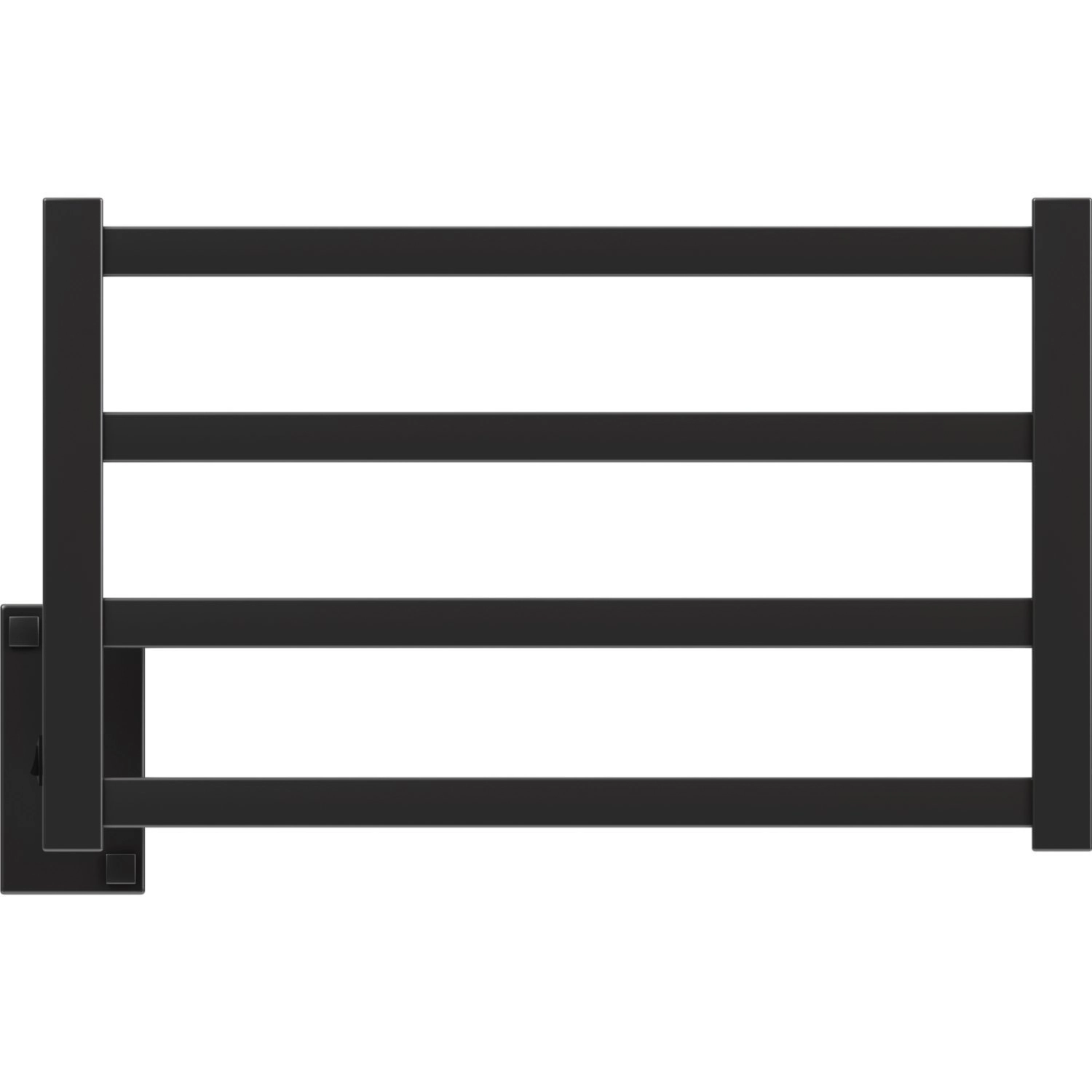Toalheiro Aquecido Thermo Square Clean Bivolt E Bilateral Preto Fosco