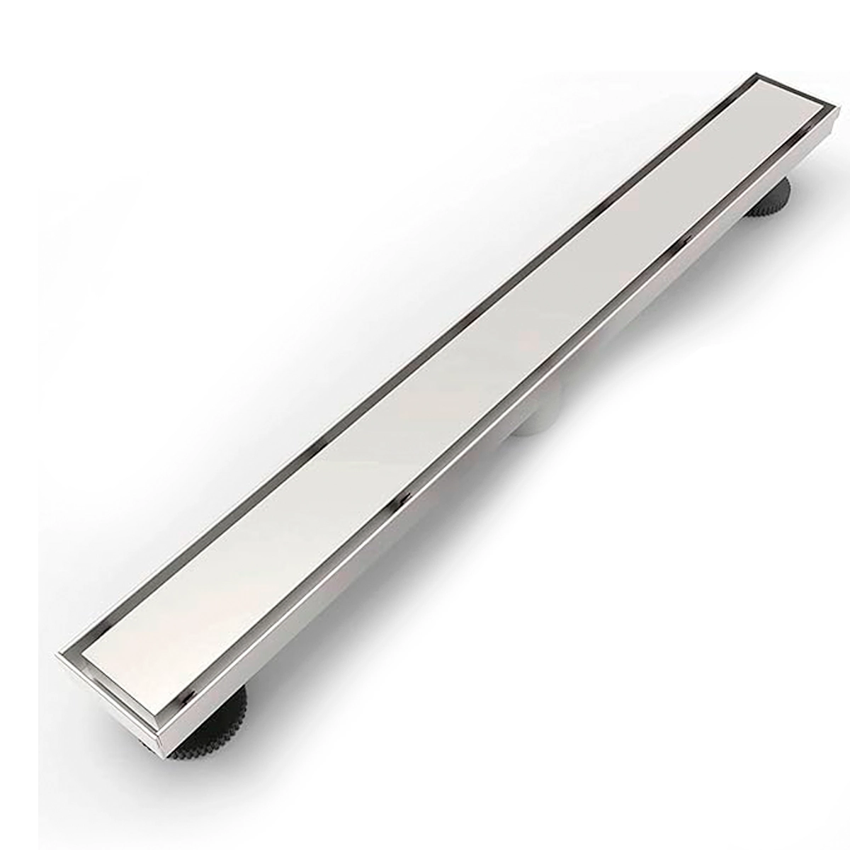 Demima Ralo Linear Inox Invisivel Oculto Retangular 80 Cm Nao É Pvc