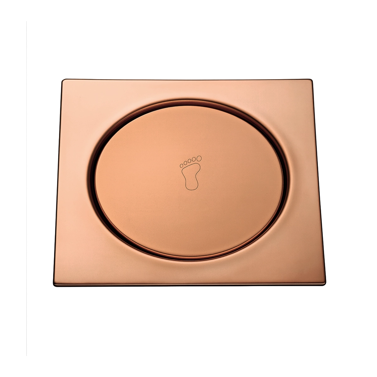 Ralo Para Banheiro 10x10 Click Rose Gold Mima Decor