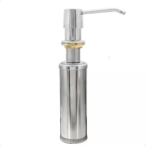 Dispenser Detergente Porta Sabonete Liquido Embutir Inox 350 Ml