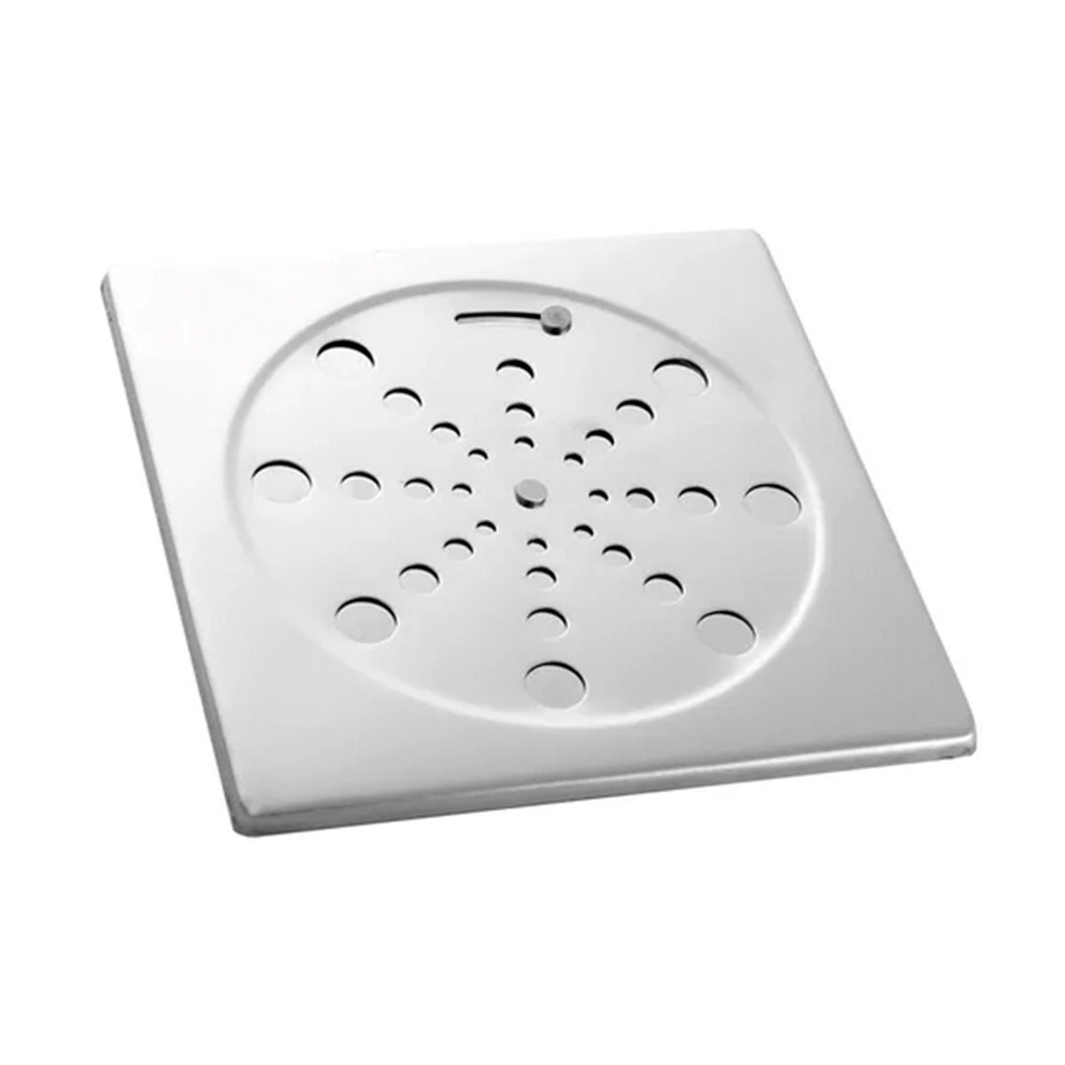 Ralo Grelha Tampa Demima Quadrado 10x10 Inox Rotativo