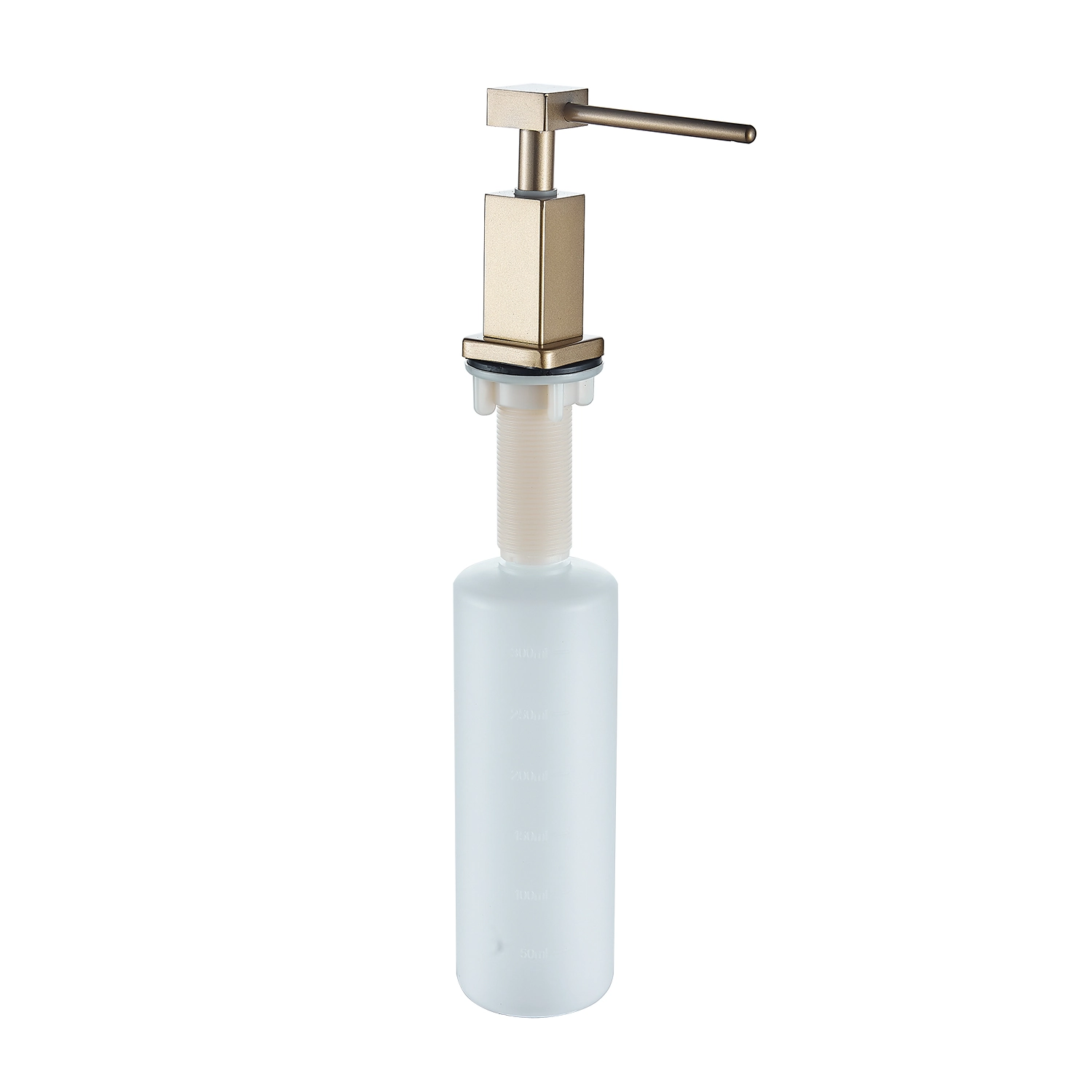 Dispenser Detergente Embutir Pia/cozinha Dourado 500ml - Demima