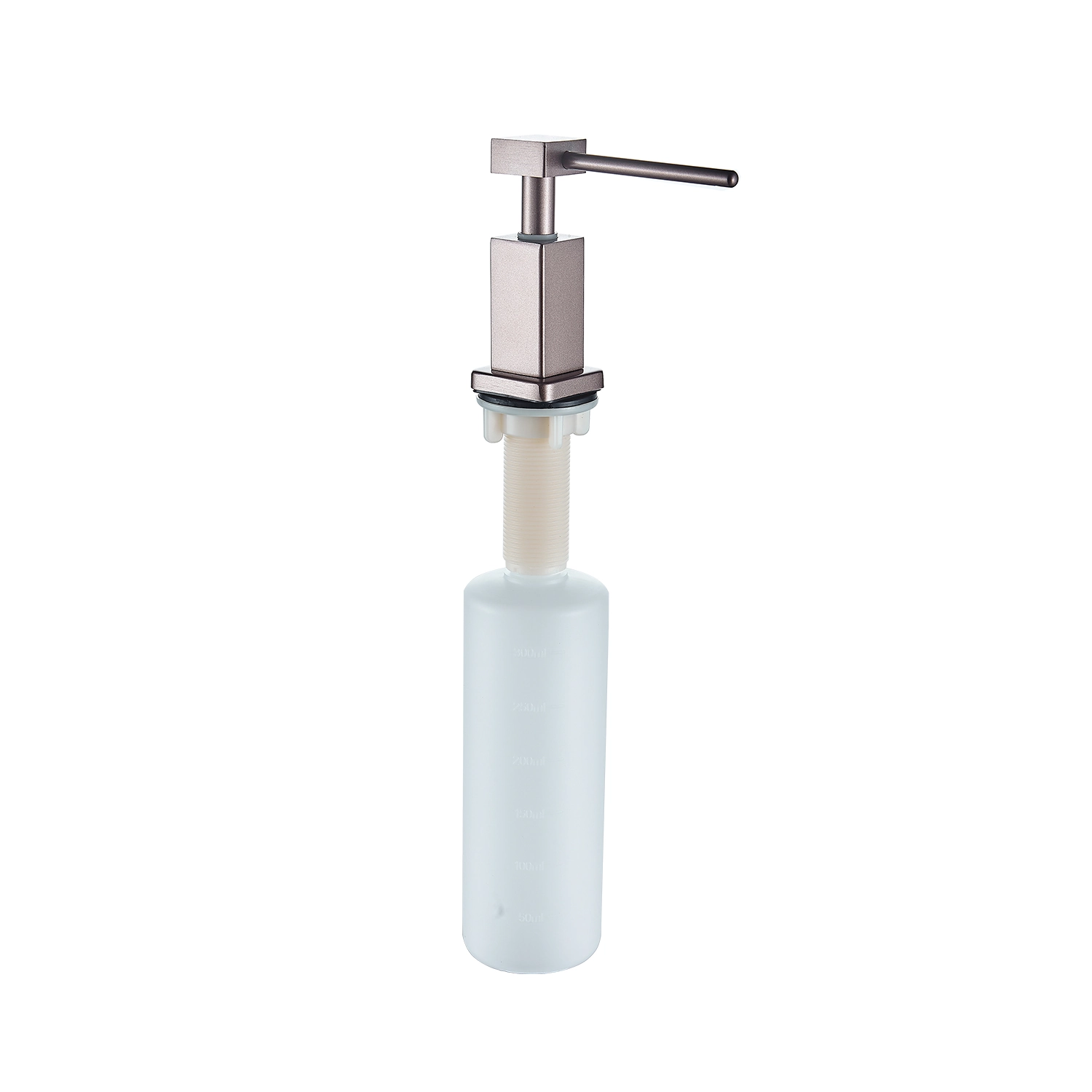 Dispenser Detergente Embutir Pia/cozinha Rose Gold 500 Ml- Demima