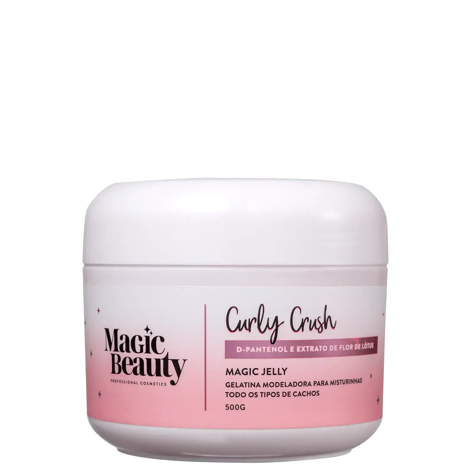 Gelatina Capilar Magic Beauty Modeladora Magic Jelly Curly Crush 450g