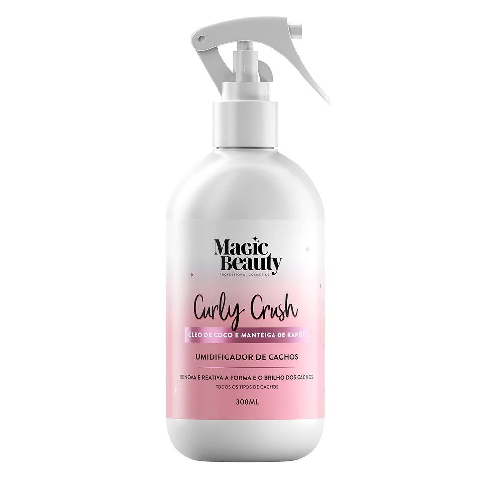 Umidificador Magic Beauty De Cachos Curly Crush 300ml