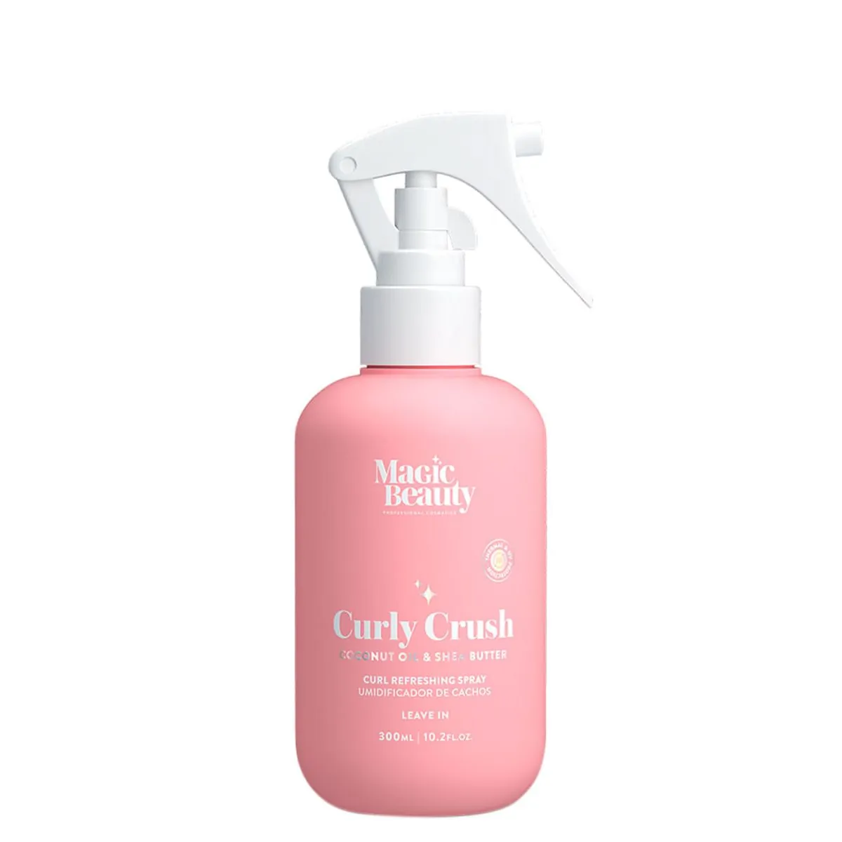 Magic Beauty Curly Crush Umidificador Cachos 300ml New