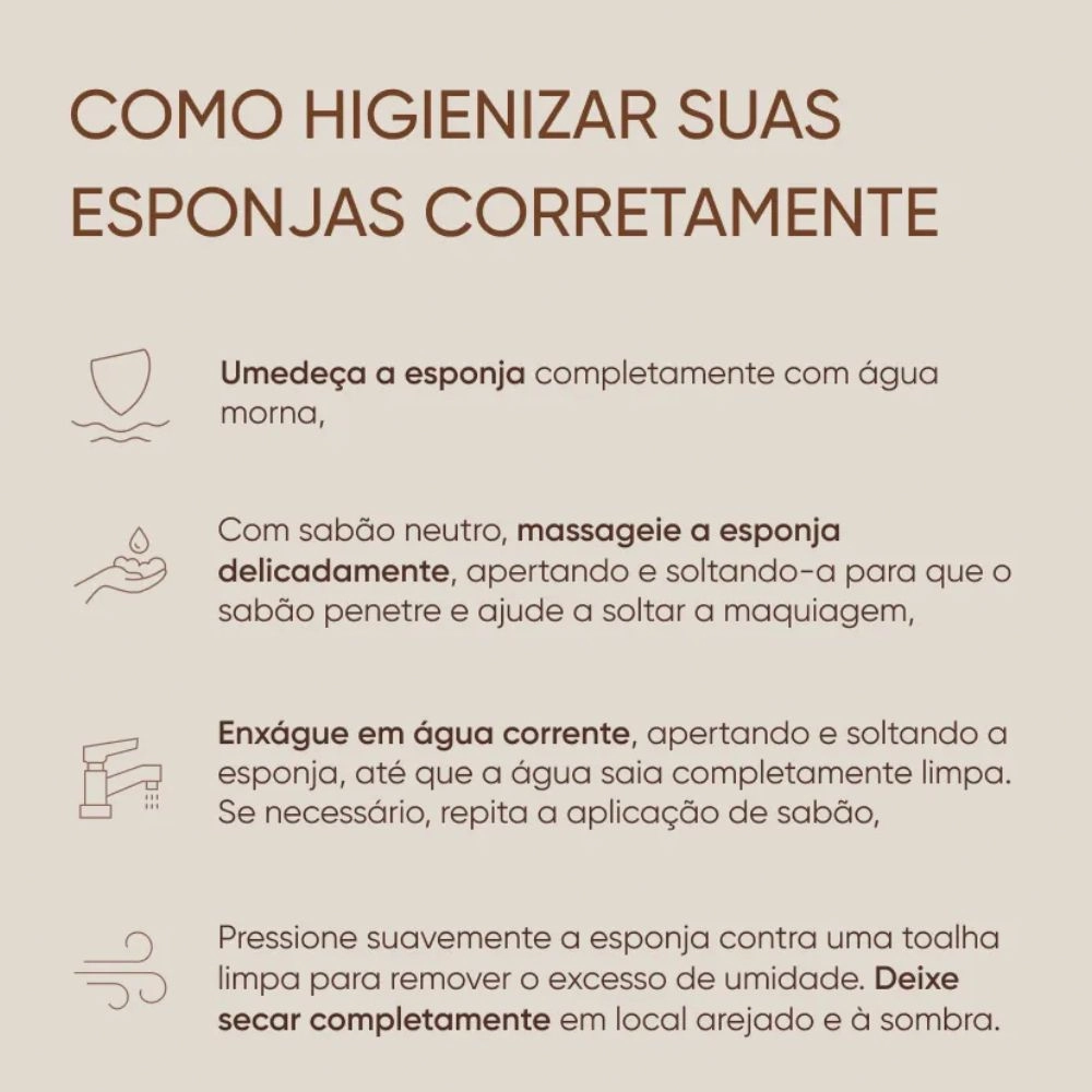 Esponja P/maquiagem Mascavo Problender Precision 1un