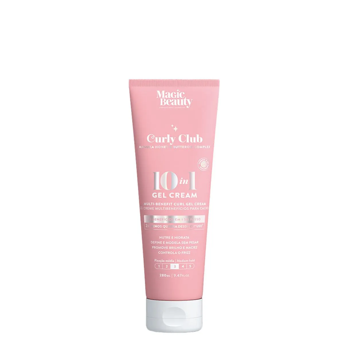 Gel Cream 10 Em 01 280ml Curly Club Magic Beauty