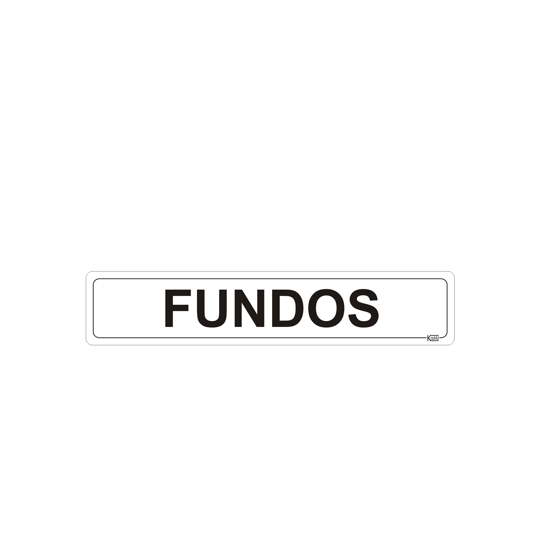 Placa Fundos Plástico 5x25cm