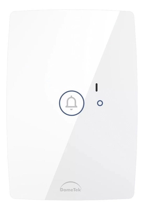 Interruptor Pulsador De Campainha Touch 1 Botão 4x2 Branco