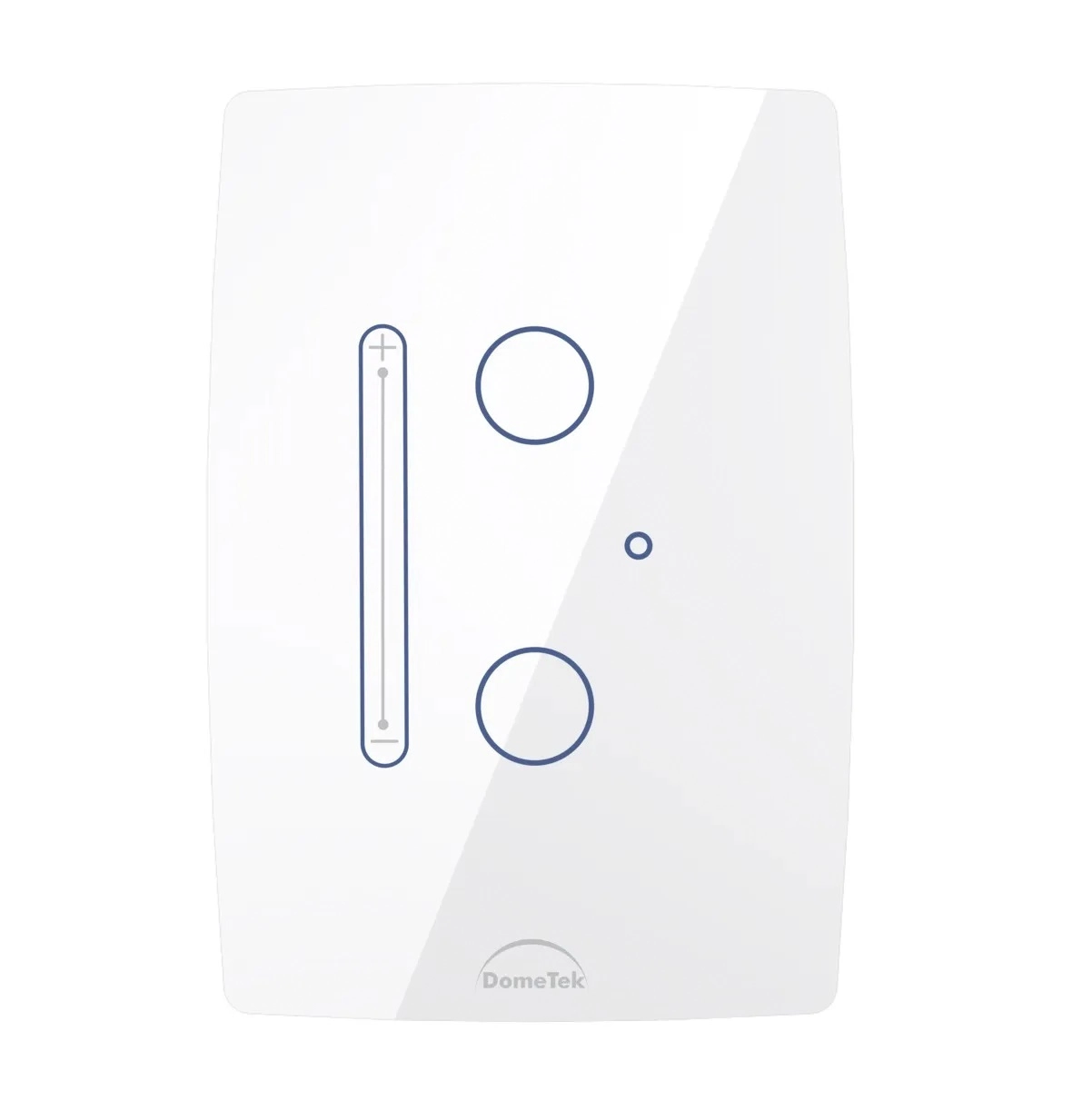Interruptor Dimmer Wifi Inteligente Slide Touch 2 Botões 4x2 Branco