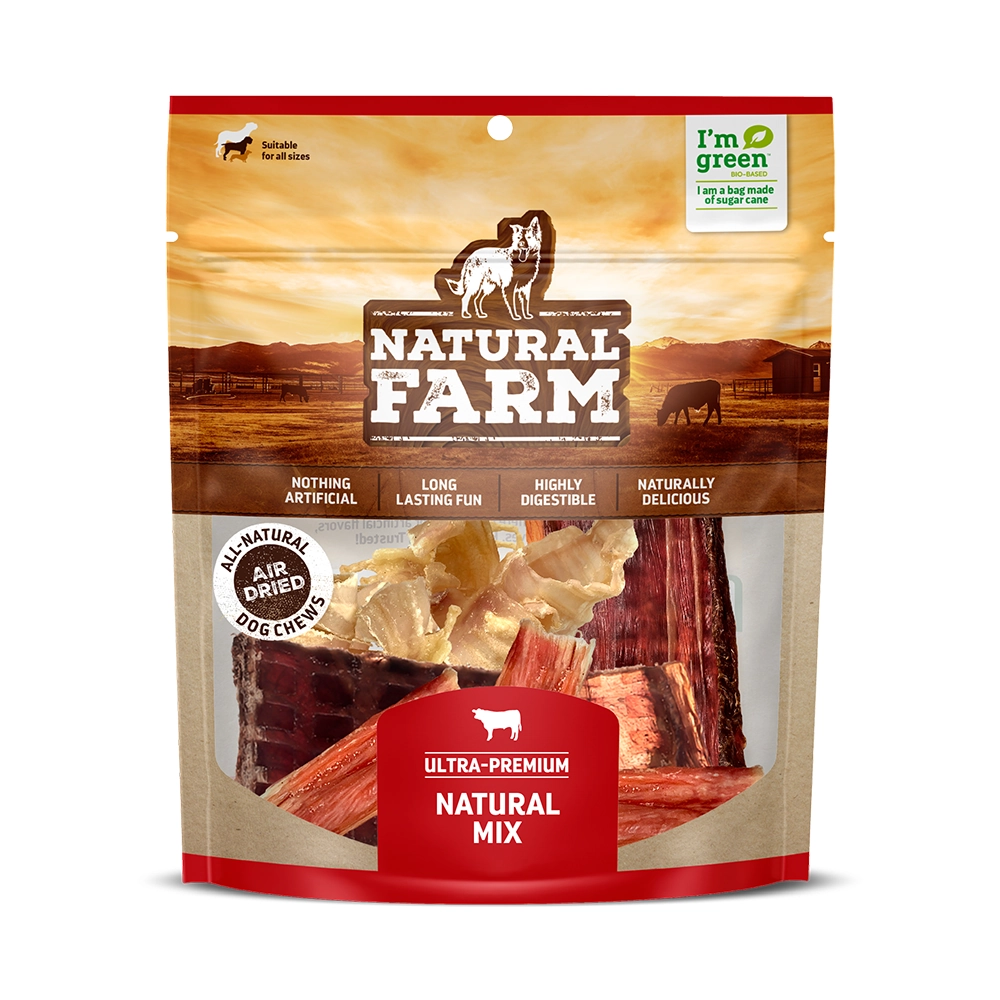 Osso Natural Mix para Cães Natural Farm 100g