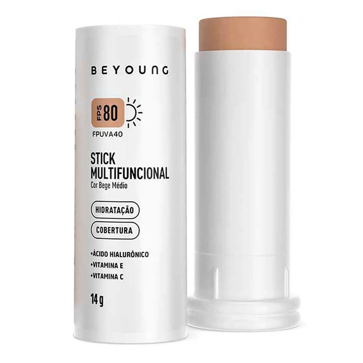 Stick Multifunional Beyoung Bege Medio Fps80 14g