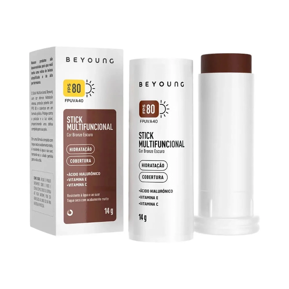 Stick Multifunional Beyoung Bronze Escuro Fps80 14g