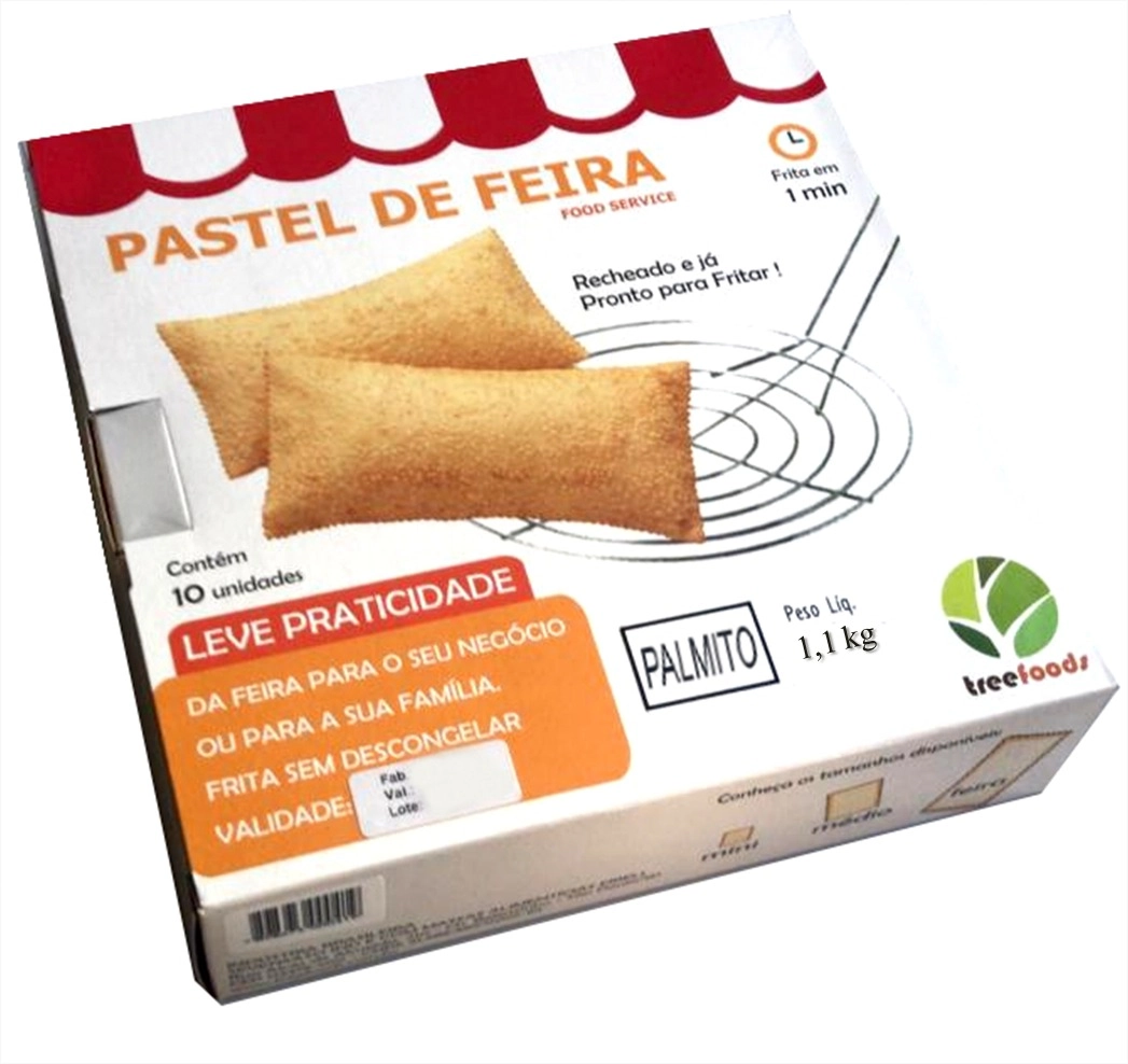 Pastel De Feira De Palmitotree Foods 1,1kg