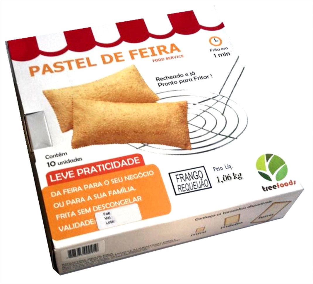 Pastel De Feira De Frango C/req Tree Foods 1,06kg
