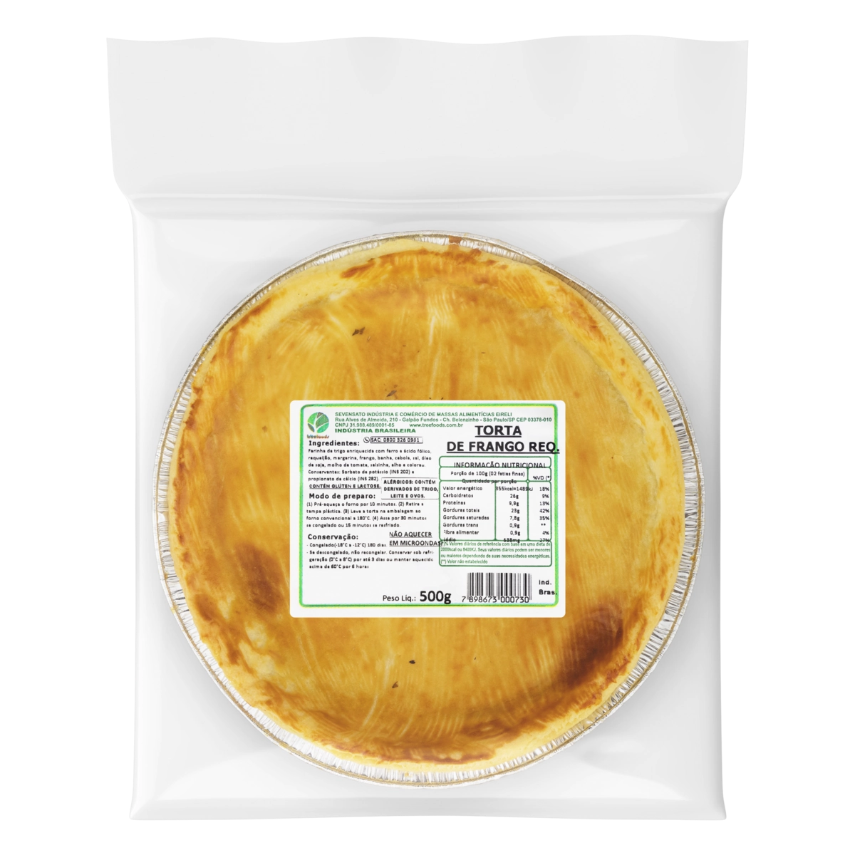 Torta de Frango Tree Foods 500g