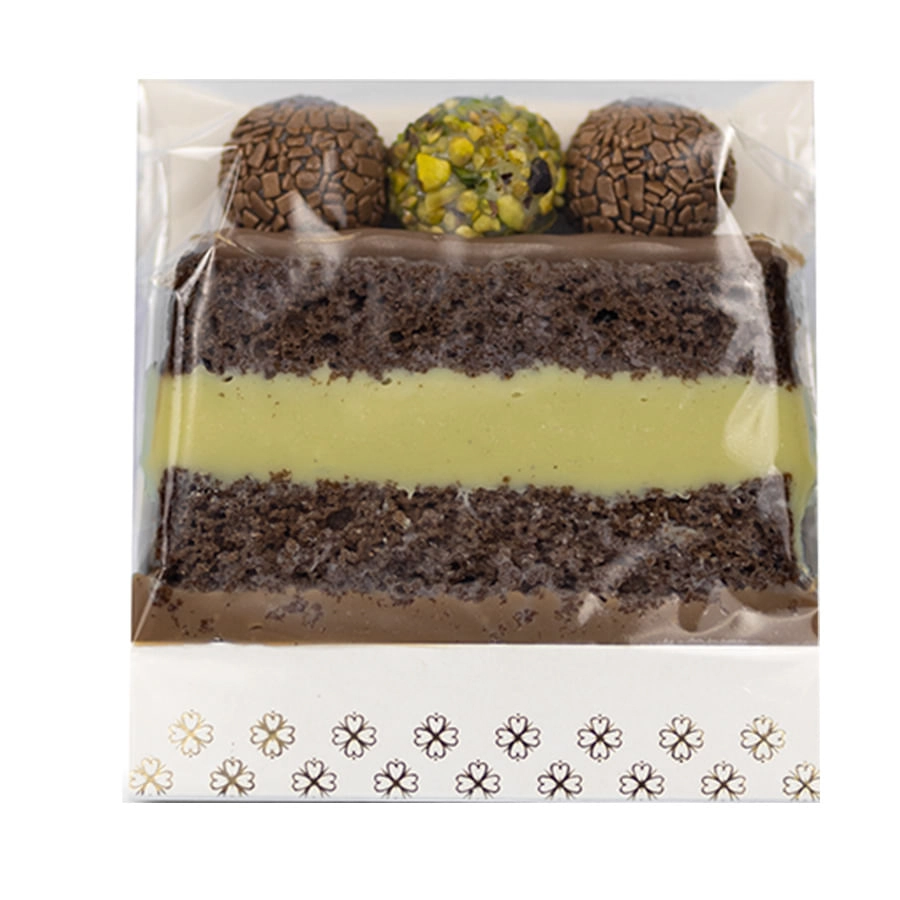 Kit Emb Slice C. Saq P. Fatia De Bolo Brc Fiori 5un 170x110mm Ecopack