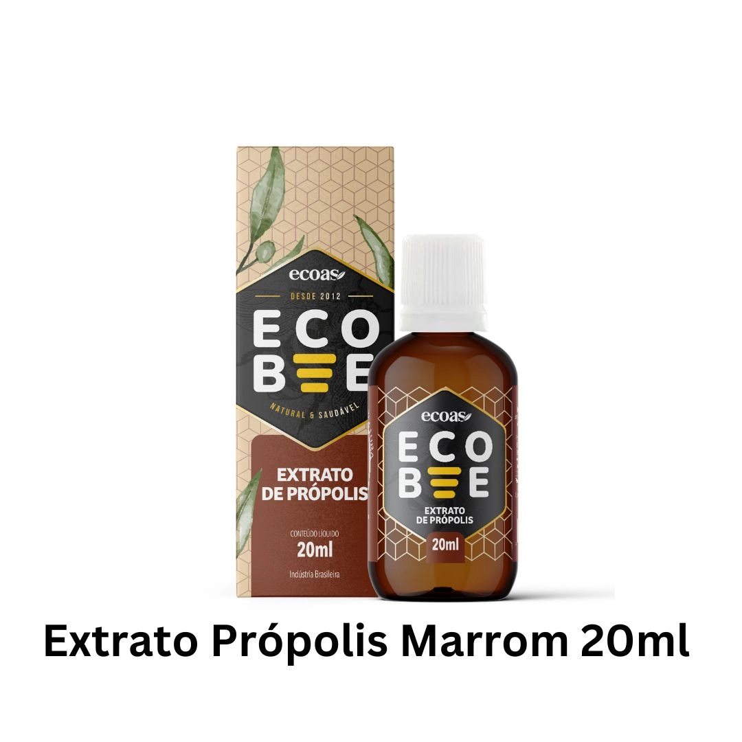 Extrato De Propolis Ecobee 20ml Marrom