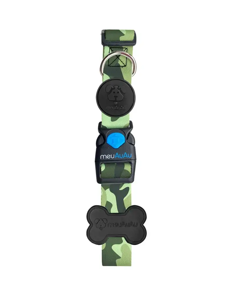 Coleira Meuauau Camuflado G