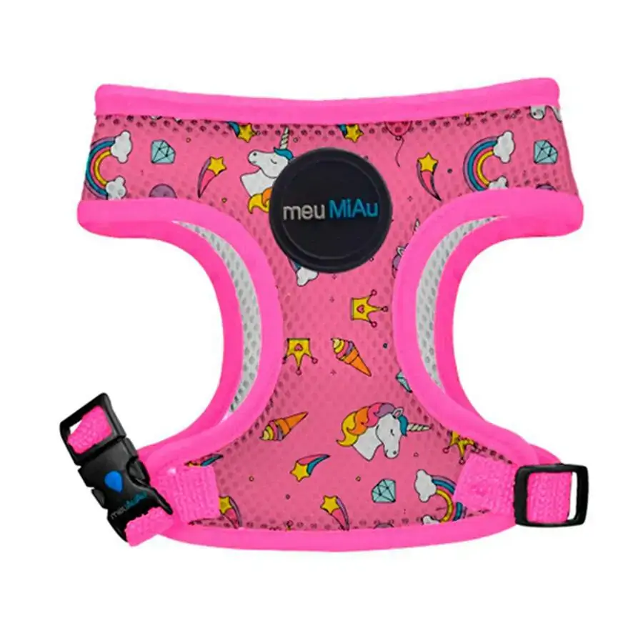 Peitoral Meuauau Uni.rosa Pp