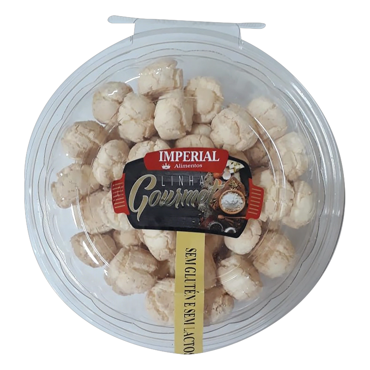Biscoito Sequilho Leite Condensado Sem Glúten Zero Lactose Imperial Gourmet Pote 250g