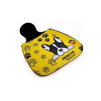 Lixeirinha para Carro Neoprene Bulldog Amarelo - P2 ACESSÓRIOS AUTOMOTIVOS LN55
