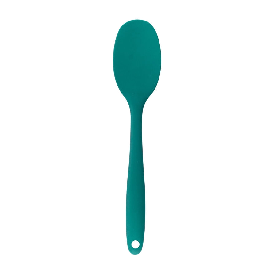 Espátula de Silicone Redonda Pequena Verde OIKOS COZ00469VRD