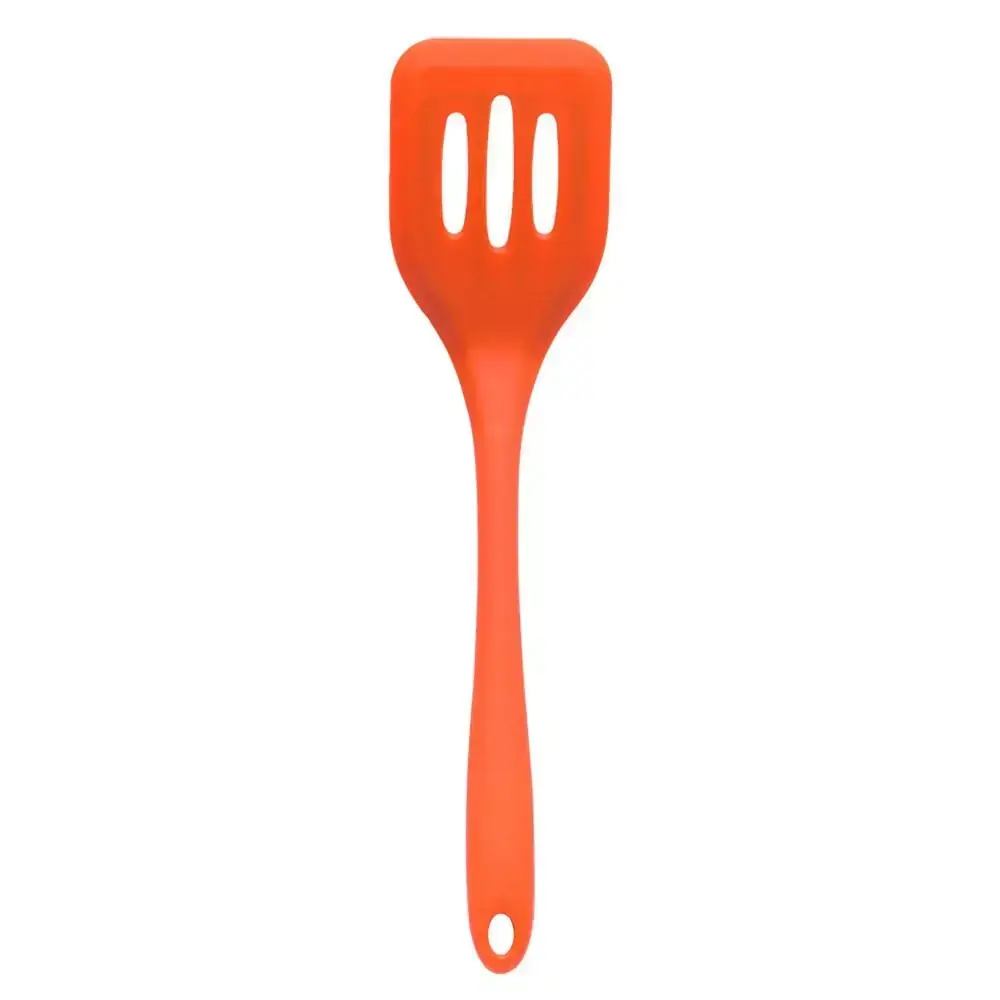 Espátula Vazada de Silicone Laranja OIKOS COZ00474LRJ
