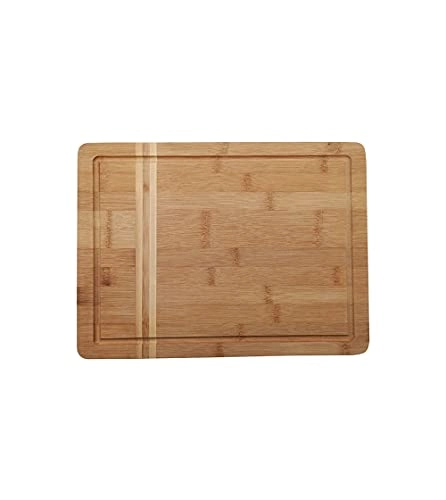 Tábua de Bambu para Churrasco 32x24cm OIKOS MES02211NAT
