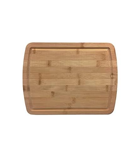 Tábua de Bambu para Churrasco 33x25cm OIKOS MES02214NAT