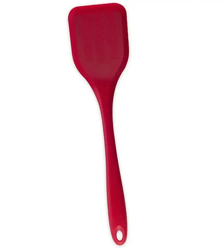 Espátula de Silicone Lisa Vermelha OIKOS COZ00475VER