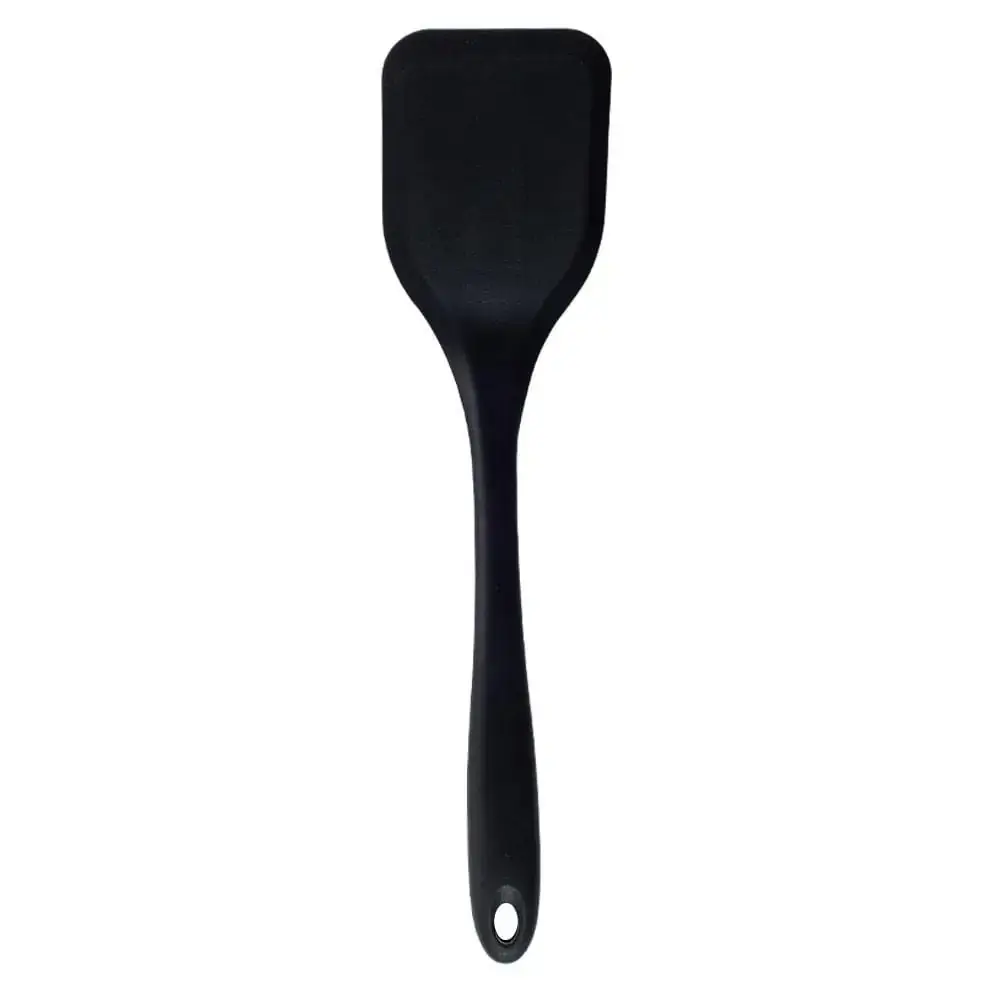 Espátula de Silicone Lisa Preta OIKOS COZ00475PRT