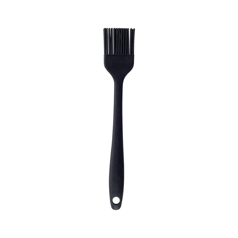 Pincel De Silicone Pequeno Preto Oikos
