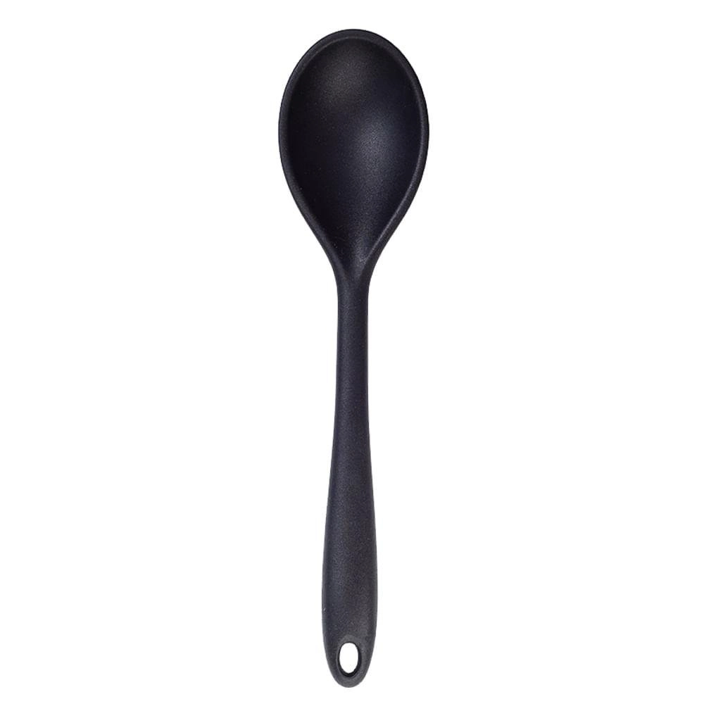 Colher de Silicone Preta OIKOS COZ00478PRT