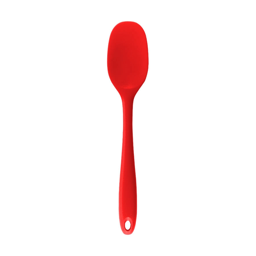 Espátula de Silicone Redonda Pequena Vermelha OIKOS COZ00469VER