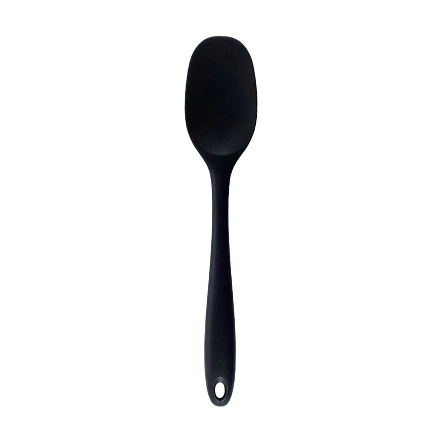 Espátula de Silicone Redonda Pequena Preta OIKOS COZ00469PRT