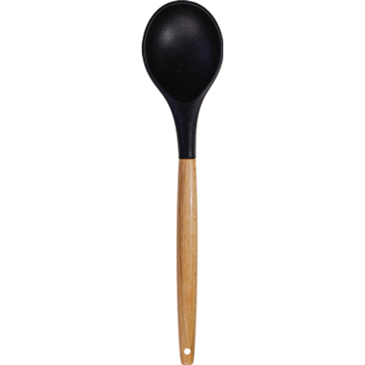 Colher Silicone e Madeira Oikos