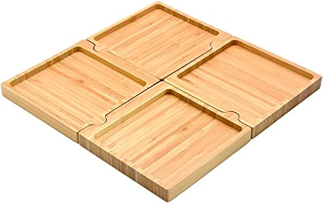 Petisqueira Desmontavel De Bambu Quadrada Oikos
