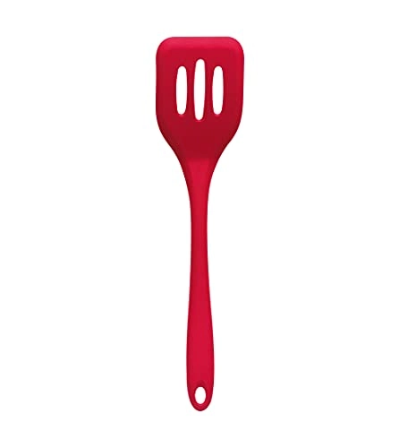 Espátula Vazada de Silicone Vermelha OIKOS COZ00474VER