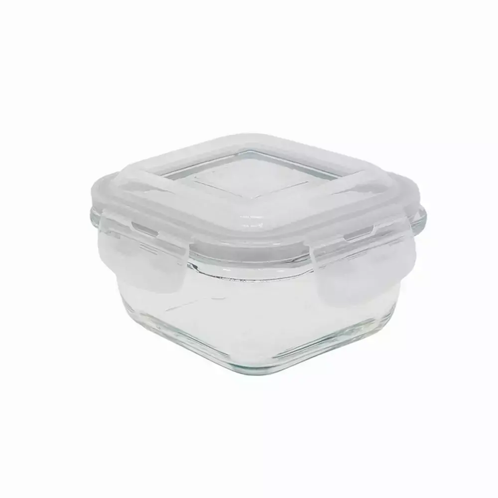 Pote de Vidro Quadrado 520ml com Tampa OIKOS COZ00453BRC