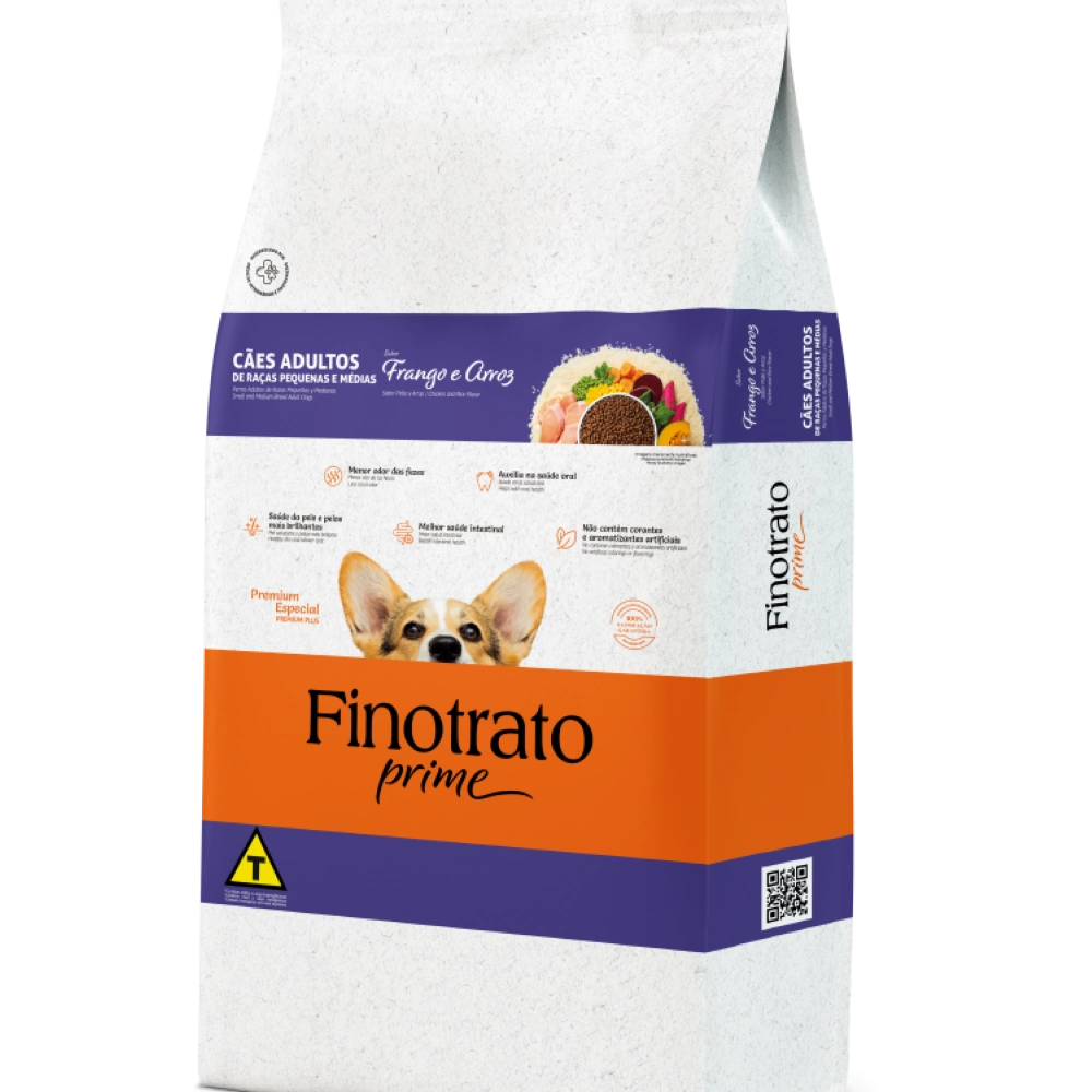 Finotrato Prime Adultos Frango E Arroz Rpm 10kg302150