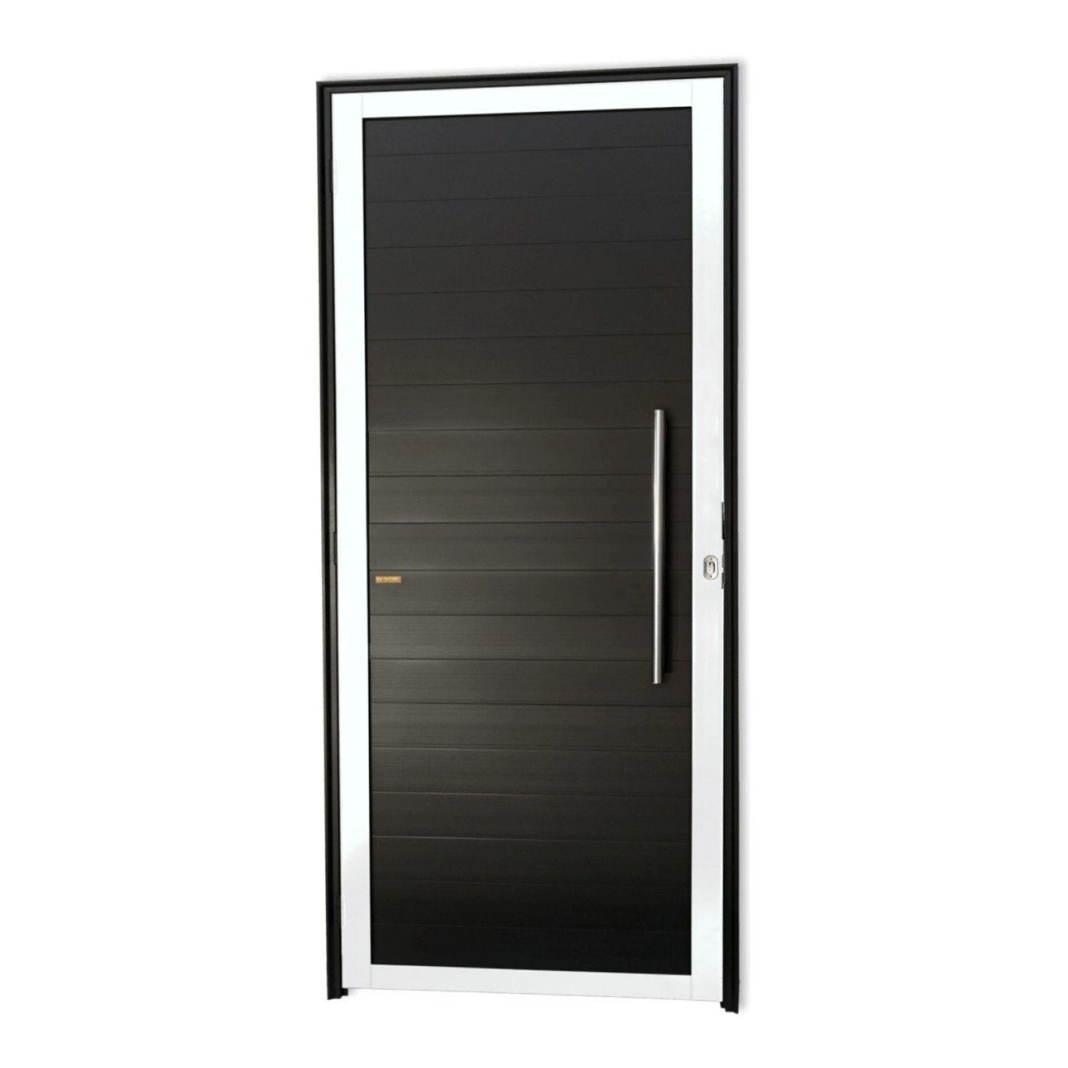 Porta Lambril Com Puxador Super 25 210cm X 100cm Brimak Mix Preto